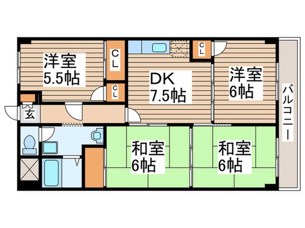 INSURANCE　BLDG　ⅩⅥの物件間取画像